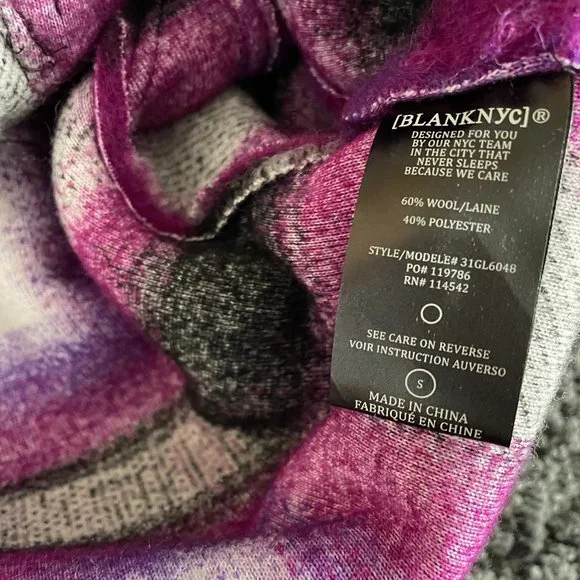 Blank NYC plaid cropped jacket (NWT) - Picture 7 of 9